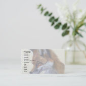 アカギツネ(ヘッド勉強) 名刺 (スタンド正面)