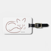 アカギツネ ラゲッジタグ (正面横)