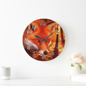 アカギツネ ラージ壁時計 (ホーム)