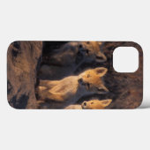 アカギツネ, Vulpes vulpes, 子ギツネ Case-Mate iPhoneケース (裏面 (横))