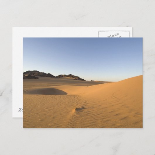 アカクス、サハラ砂漠、フェッザン、リビア。 ポストカード (正面/裏面)