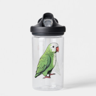 アカゲオウム鳥かわいいデザイン ウォーターボトル