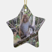 アカゲザル セラミックオーナメント (左)