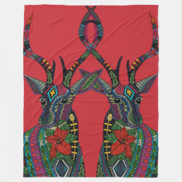 アカゲザル フリースブランケット