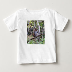 アカゲザル ベビーTシャツ