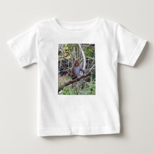 アカゲザル ベビーTシャツ (正面)