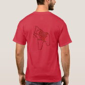 アカゲザル Tシャツ (裏面)