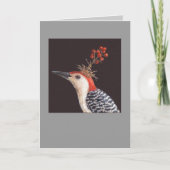 アカゲラのカード カード (正面)