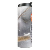 アカゲラの絵を描オリジナルバードアート タンブラー (回転左)