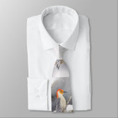 アカゲラの絵を描オリジナルバードアート ネクタイ (タイ)