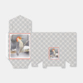 アカゲラの絵を描オリジナルバードアート フェイバーボックス (折り畳みなし)