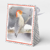 アカゲラの絵を描オリジナルバードアート フェイバーボックス (裏面サイド)