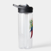 アカゲラ熱帯フローラ ウォーターボトル (右面)