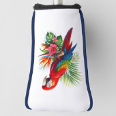 アカゲラ熱帯フローラ ゴルフヘッドカバー (回転90)