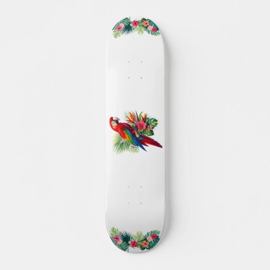 アカゲラ熱帯フローラ スケートボード (正面)