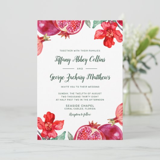 アカゲラ結婚ナシ 招待状 (スタンド正面)