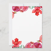 アカゲラ結婚ナシ 招待状 (裏面)