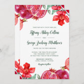 アカゲラ結婚ナシ 招待状 (正面/裏面)