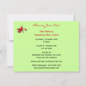 アカザストライプのミが年にカスタムパーティーをゆでる 招待状 (裏面)