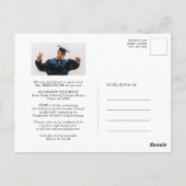 アカザメの煮沸GRAD写真パーティの招待状 ポストカード (裏面)