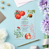 アカザメ地中海のオ結婚ボ アクリル招待状 (インサイチュ (ウェディング))