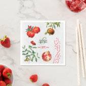 アカザメ地中海のオ結婚ボ スタンダードカクテルナプキン (インサイチュ)