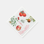 アカザメ地中海のオ結婚ボ スタンダードカクテルナプキン (角)