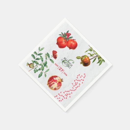 アカザメ地中海のオ結婚ボ スタンダードカクテルナプキン (角)