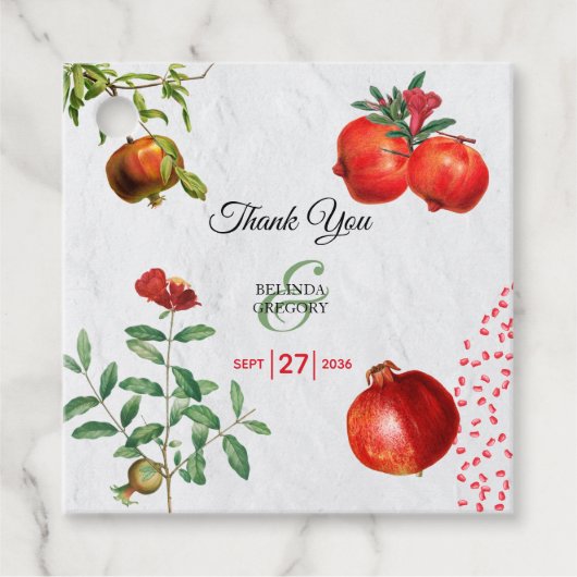 アカザメ地中海のオ結婚ボ フェイバータグ (正面)