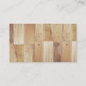 アカシアおよび木名刺 名刺 (裏面)