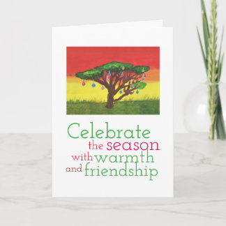 アカシアのクリスマスツリー シーズンカード