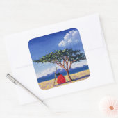 アカシアの木の下1991 スクエアシール (封筒)