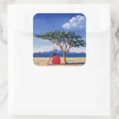 アカシアの木の下1991 スクエアシール (バッグ)