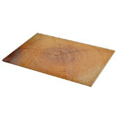 アカシアの木の断面ガラスまな板 カッティングボード (角)