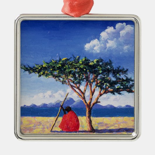 アカシアの木1991年の下 メタルオーナメント (正面)