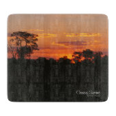 アカシアサンセット カッティングボード (正面)