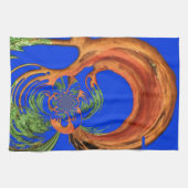 アカシアサークルアートプリント キッチンタオル (横)