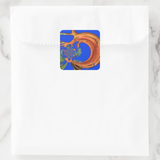 アカシアサークルアートプリント スクエアシール (バッグ)