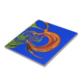 アカシアサークルアートプリント タイル (側面)