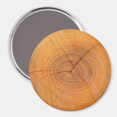 アカシアツリー断面大丸磁石 マグネット (正面/裏面)