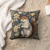 アカシアフラワーズウィリアムモリスとリス クッション (ブランケット)