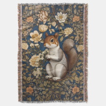 アカシアフラワーズウィリアムモリスとリス