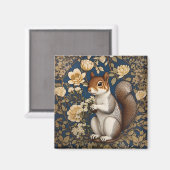 アカシアフラワーズウィリアムモリスとリス マグネット (正面/裏面)