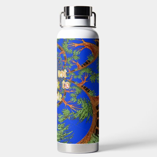 アカシア錬金術：私は人々の芸術にアレルギーはない ウォーターボトル (背面)