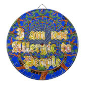 アカシア錬金術:私は人々の芸術にアレルギーはない ダーツボード (正面)