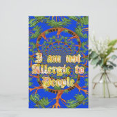 アカシア錬金術：私は人々の芸術にアレルギーはない 便箋 (スタンド正面)