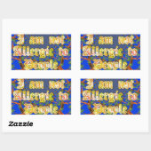 アカシア錬金術：私は人々の芸術にアレルギーはない 長方形シール (シート)