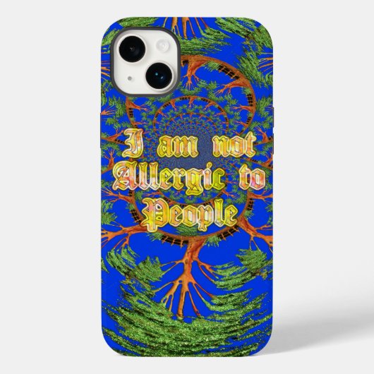 アカシア錬金術:私は人々の芸術にアレルギーはない Case-Mate iPhoneケース (裏面)