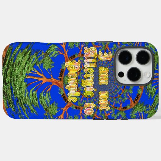 アカシア錬金術:私は人々の芸術にアレルギーはない Case-Mate iPhoneケース (裏面 (横))