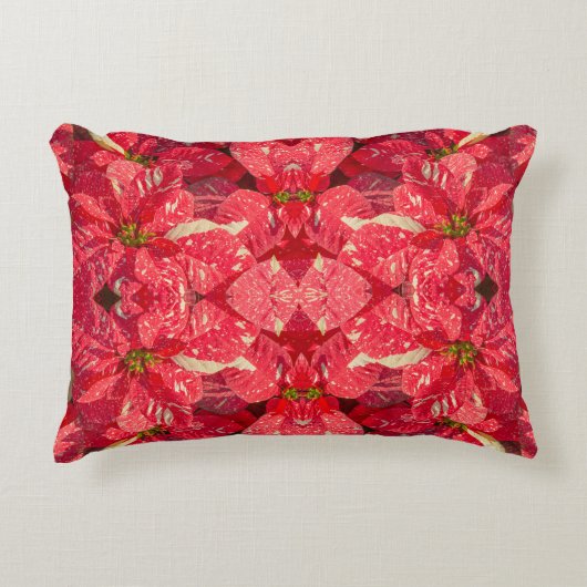 アカシキツネ花 アクセントクッション (正面)